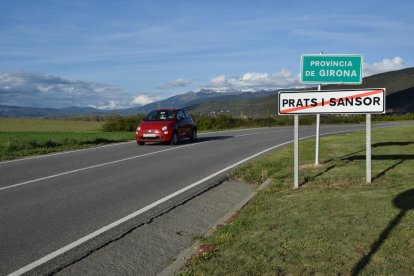 El municipio de Prats i Sansor marca el límite administrativo entre la Cerdanya leridana y la de Girona.