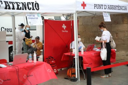 El cribratge de dijous passat al costat de l’IEI, a l’Eix Comercial.