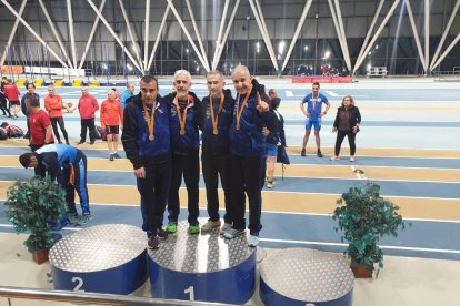 El relleu 4x200 del Xafatolls es va adjudicar la medalla d’or al Campionat de Catalunya.