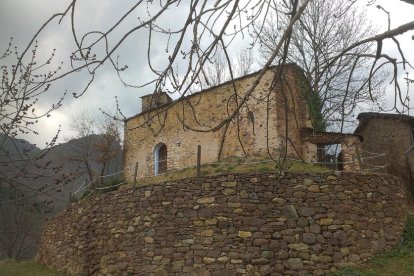 Imagen de archivo de la iglesia de Argestues. 