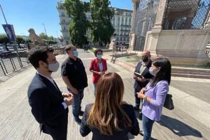 Junqueras, Vilagrà, Torrent y Vilalta se reunieron ayer en Ginebra con Rovira para preparar el curso.