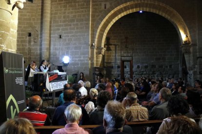 La doctora y monja Teresa Forcades abrió ayer la segunda jornada del Congreso de Salud Censurada de Balaguer. 