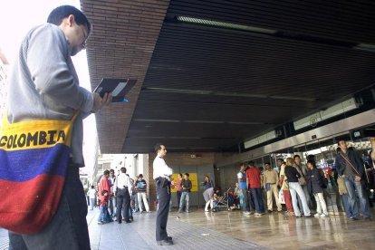 Imagen de una oficina de extranjería del ministerio de Trabajo.