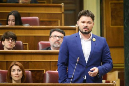 El portaveu d'ERC al Congrés, Gabriel Rufián.