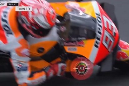 Salvada de rècord de Marc Márquez