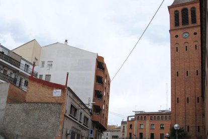 El aparcamiento de la calle La Creu. 