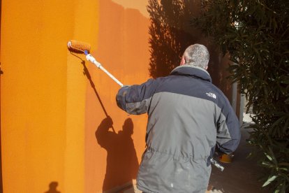 Imatge dels treballs a l’estació de tren de Tàrrega.