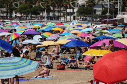 Una platja de Cambrils.