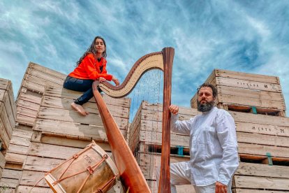 Concert d’arpa i percussió el dia 12 a l’Horta de Lleida.