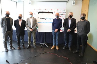 La presentació del nou certamen en línia FormaOcupa, ‘hereva’ de la fira Formació i Treball.