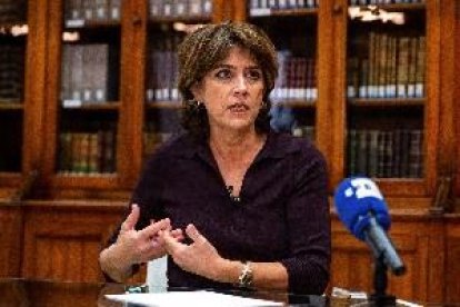 Delgado aposta per castigar l'apologia del franquisme en el Codi Penal