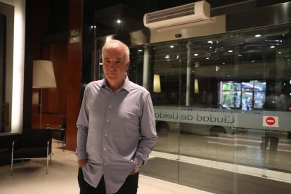 El empresario Luis Pereira, ayer en el hotel donde se hospeda.