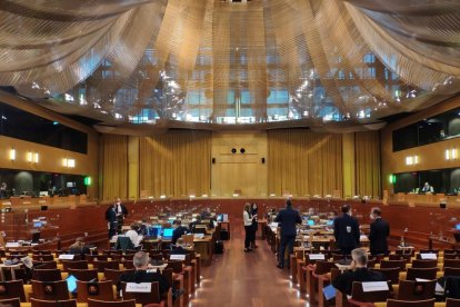 Imatge d’una vista al Tribunal de Justícia de la UE.