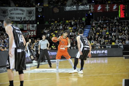 Sergi Quintela fue, de largo, el mejor de los leridanos en Bilbao.