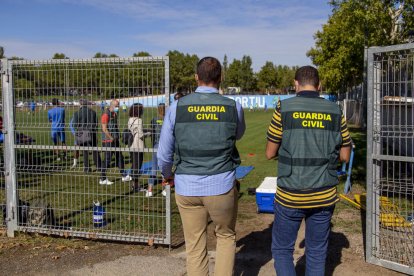 El Lleida Esportiu sufrió un registro por parte de la Guardia Civil e Inspección de Trabajo el 5 de octubre.