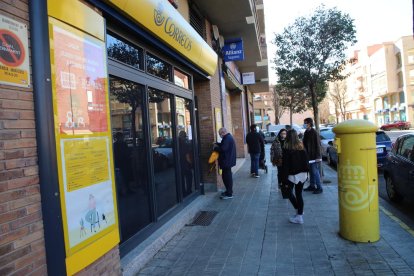 La oficina de Correos de la calle Joc de la Bola de Lleida. 