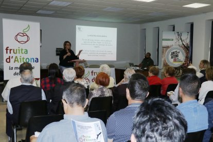 Imagen de la presentación de la campaña ‘Fruita d’Aitona’. 