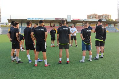 Els jugadors del Balaguer van tornar ahir a les sessions.