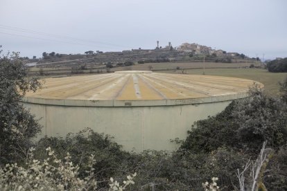 El depósito de agua ubicado en Palou.