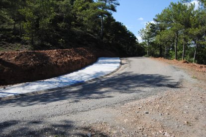 Uno de los caminos municipales de La Baronia de Rialb.