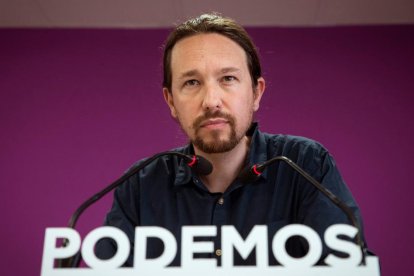 El líder de Podemos, Pablo Iglesias.