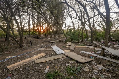 L’assentament ha estat vint anys en aquesta zona de Cappont, a prop dels Camps Elisis.