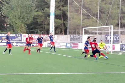 Fraga i Montsó van fer un gran partit al qual només li va faltar el gol.