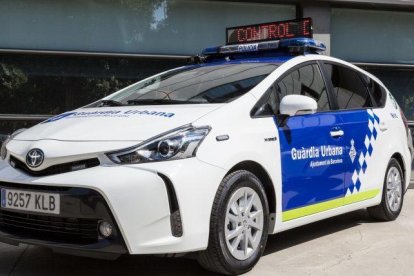 Un vehiculo de la Guardia Urbana de Barcelona