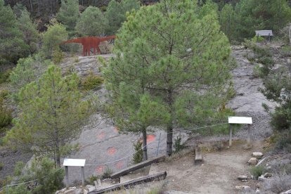 El mirador ha estat objecte d’obres de reconstrucció de l’entorn.