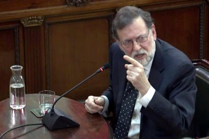 El expresidente del Gobierno Mariano Rajoy, uno de los testigos.