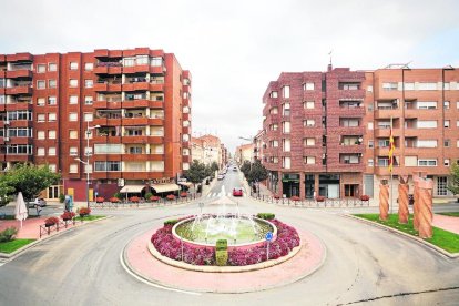 Vista d’Almacelles, on ahir va tenir lloc l’agressió.