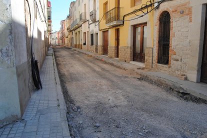 Les obres per urbanitzar el carrer Nou ja estan en marxa.