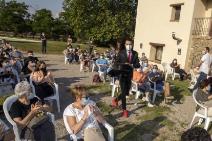 El Mag Lari, establert a Castellserà, va dirigir l’espectacle.