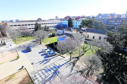 Vista aèria de l’hospital Santa Maria de Lleida.