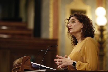 La ministra d'Hisenda, María Jesús Montero