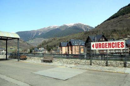 La entrada de urgencias en el Espitau Val d'Aran.