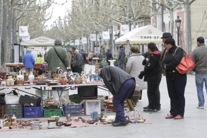 Imatge d’arxiu del mercadillo de rambla Ferran.