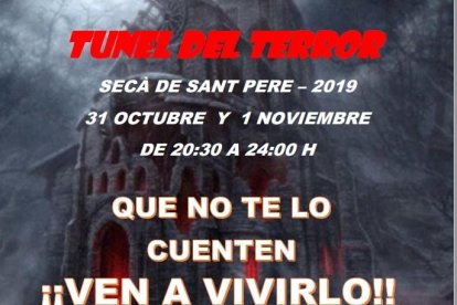 Cartell promocional que ha fet l’associació de veïns.