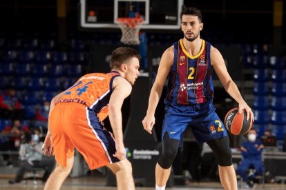 Leo Westermann debutó ayer oficialmente con el Barça.