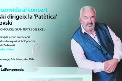 El director Marc Minkowski dirigeix l'Orquestra Simfònica del Gran Teatre del Liceu interpretant 'La Patètica' de Txaikovski.