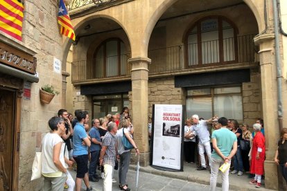 Imatge de la ruta guiada pels carrers de Solsona.