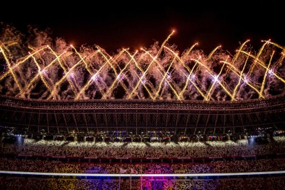 Un momento de la ceremonia de clausura con la que se puso punto y final a los Juegos Paralímpicos.