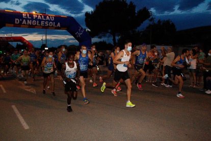 Un moment de la carrera que es va disputar dissabte.