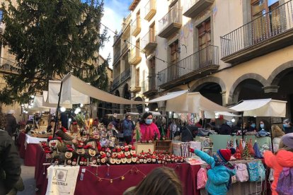 Bona acollida de la setena Fira del Tió de Solsona