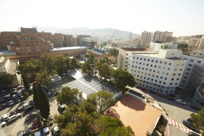 Vista aérea del Hospital Vall d’Hebron de Barcelona. 