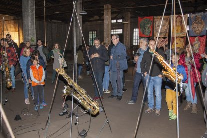 La inauguración de la exposición central ‘La Gran Màquina VI’ tuvo lugar ayer por la tarde. 