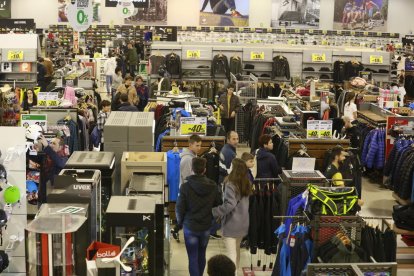 L’última edició del Black Friday en un establiment de Lleida.