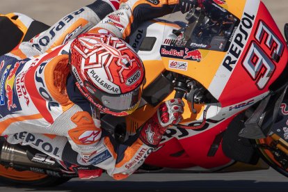 Marc Màrquez, en el circuito de Assen.