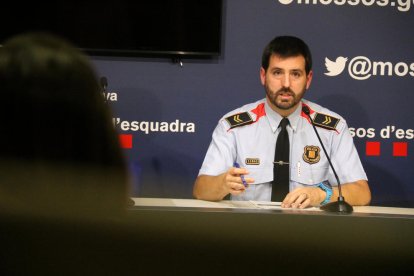 Guillem Goset, cap de la Unitat Central de Proximitat i Atenció al Ciutadà dels Mossos d’Esquadra.