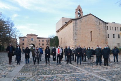 Els representants dels municipis afectats pel parc.